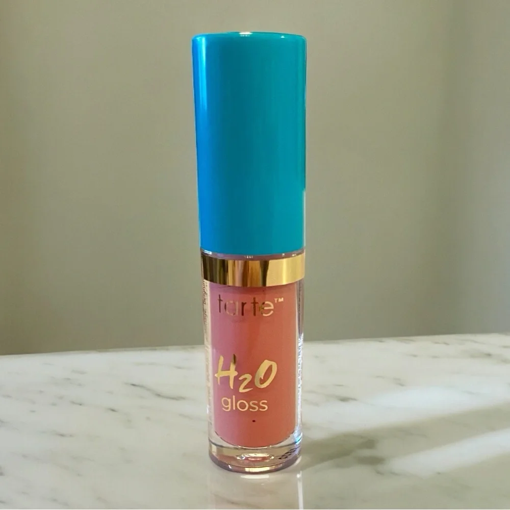 💎 Tarte H20 Lipgloss in Shade Hang Ten Deluxe Mini Size Gloss New